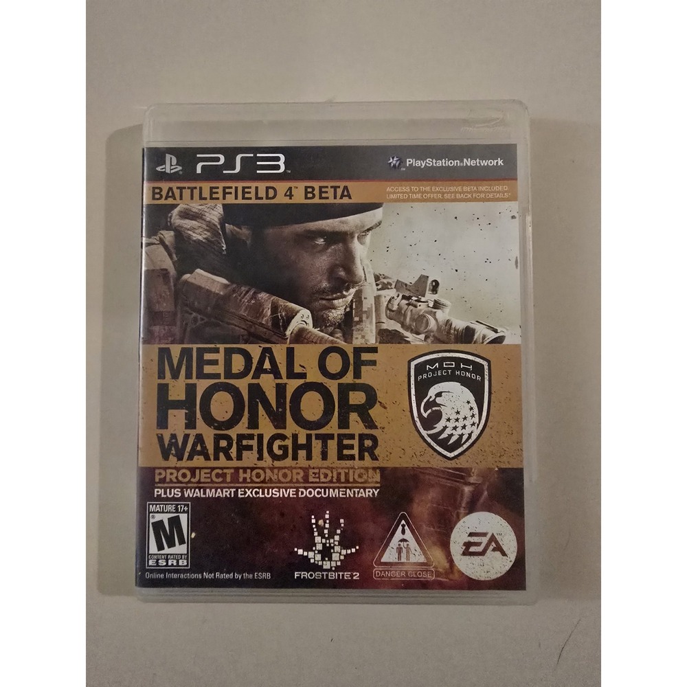 Medal of Honor Warfighter Video Game Sony Playstation 3 PS3